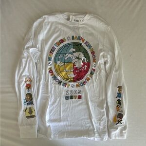 White Long Sleeve Graphic Tee